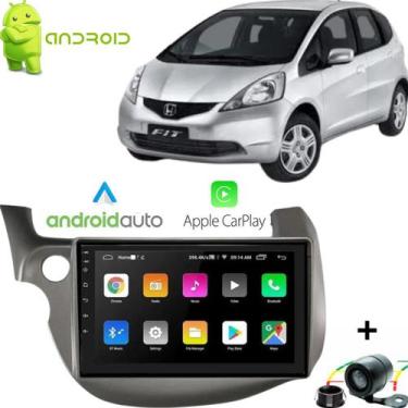 Imagem de Central Multimídia Android Carplay Honda Fit 09-14 10 Pol. - H-Tech