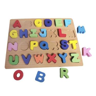 Imagem de Brinquedo Didático Aprenda Brincando Letras - DM Toys