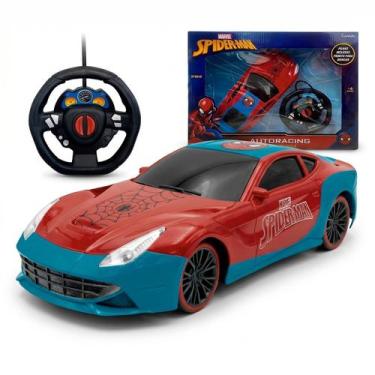 Imagem de Carrinho De Controle Remoto Homem Aranha Auto Racing Infantil Original