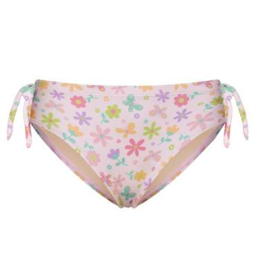 Imagem de Calcinha Biquíni Floral Com Detalhe Lateral Juvenil Menina Selene, 16,