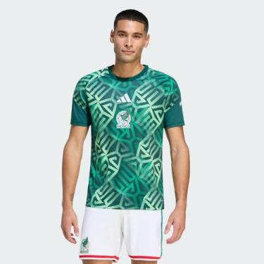 Imagem de Camisa Adidas México Pré-Jogo Home 2026 Verde, M