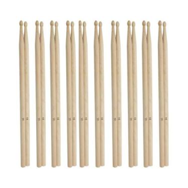 Imagem de Baquetas De Bateria Maple Jazz 5A 5B 7A Profissionais, Acessórios Para