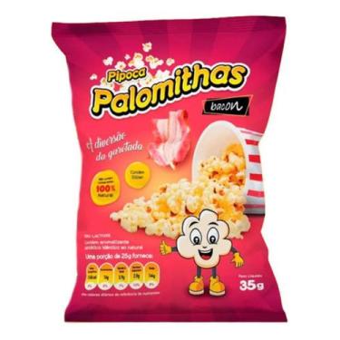 Imagem de Kit 10 Pipocas Palomithas Salgada/manteiga/bacon - Palomitas, 10x baco