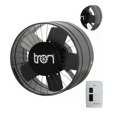 Imagem de Ventilador Exaustor Axial Industrial 30cm 130W Bivolt Grafite Tron