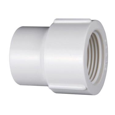 Imagem de Luva Roscável Com Redução PVC Branco 3/4 P 1/2 Tigre