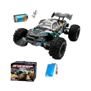 Imagem de Carro RC Brushless 4WD De Alta Velocidade 80KM 50KM/H Com LED, Control