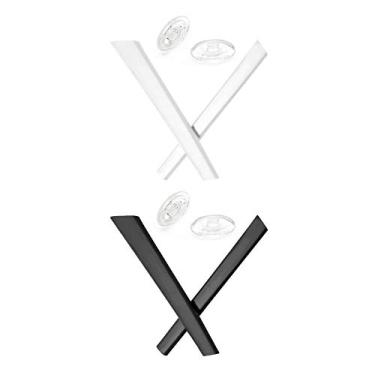 Imagem de Mryok Ponteira de substituição para óculos de sol Oakley Splinter, Branco e preto, One Size