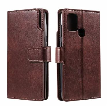 Imagem de Capa de couro para A32 A52 A72 para Samsung Galaxy A42 A12 A01 A11 A21 A21 A31 A41 A51 A71 A71 A10 A20 E A40 A50 A70 M30 A02 S Capa do telefone, marrom, para Galaxy A20E