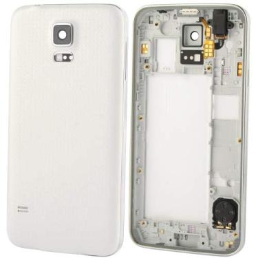 Imagem de Para Galaxy S5 / G900 LCD Original LCD Board com cabo de botão e tampa traseira,