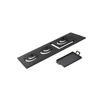 Imagem de Chapa Redução + Bifeteira Ferro Fundido Libaneza 38x95,5 Cm