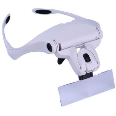 Imagem de Lupa de Cabeça Óculos 5 Lentes e Luz Led