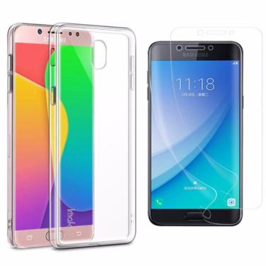 Imagem de Kit Capinha ultra fina + Película Gel Samsung J5 Pro J530