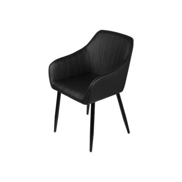 Imagem de Cadeira Boxbit Volga Preta com Braço