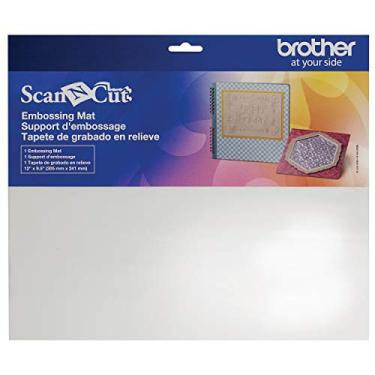 Imagem de Brother ScanNCut Tapete para gravação em relevo CAEBSMAT1, 30,5 x 24 cm, use com folhas de papel e metal para cartões de felicitações, artigos de papelaria e mais
