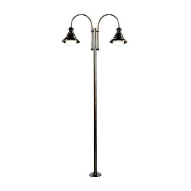 Imagem de Poste Colonial de Jardim Ipanema de Alumínio Fundido 265cm