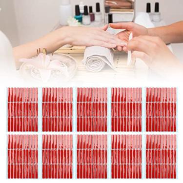 Imagem de 10 folhas de fita de montagem de arte de unhas de salão de beleza fita adesiva dupla face acessório para ponta de unha exibição colorida para casa e salão de unhas para uso doméstico