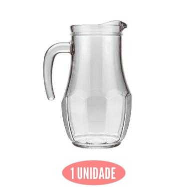 Imagem de Jarra de Vidro Tango 1,5L Água Suco Nadir Restaurante