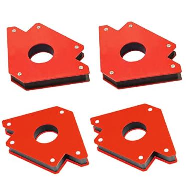 Imagem de Kit 4 Esquadros Magnéticos para Solda 23Kg 50LB Charbs