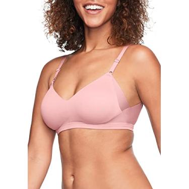 Imagem de Warner's Sutiã feminino sem efeitos colaterais nas axilas e costas confortável levanta sem fio Rn2231a, Blush, G