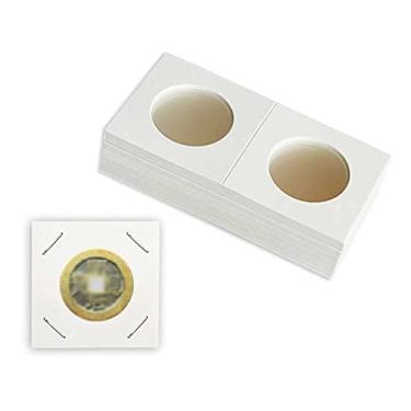 Imagem de 50 peças de porta-moedas de papelão de 5 cm x 5 cm suportes para colecionar moedas