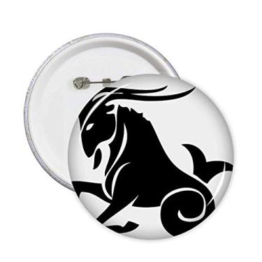 Imagem de Emblema de constelação capricórnio signo do zodíaco alfinetes para decoração 5 peças