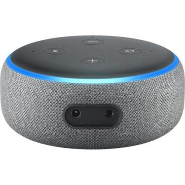 Imagem de Smart Speaker Amazon Alexa Echo Dot 3 Cinza Português - Amazom