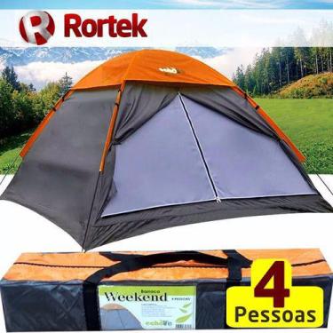 Imagem de Barraca Camping Weekend 4 Pessoas 2,1X2,1X1,3 Impermeável Nf - Nautika