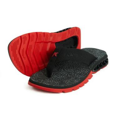 Imagem de Chinelo Kenner Rakka Flamengo Masculino Preto