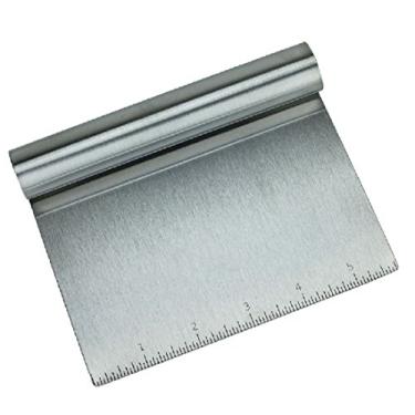 Imagem de Raspador de alimentos de aço inoxidável e cortador grande espátula de grelha ferramenta de cozinha da MERRY BIRD