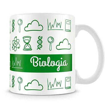 Imagem de Caneca Branca Personalizada Profissão Biologia Amo Canecas