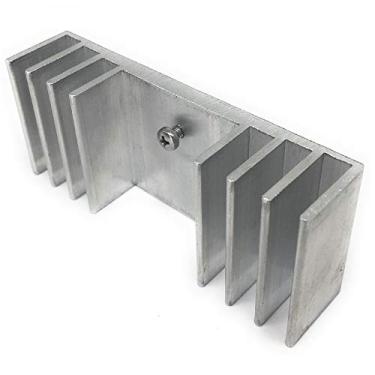 Imagem de dissipador de calor 8620 aluminio com rosca M3 e parafuso para TO-220AB TOP 3 Transistor Mosfet Triac IGBT