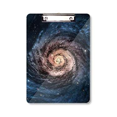 Imagem de Whirlpool Nebulosa Nebulosa Particles Patterns Prancheta pasta de escrita placa de apoio A4
