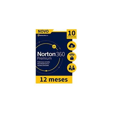 Imagem de Norton Antivírus 360 Premium 10 dispositivos, Licença 12 meses, Digital para Download, Nortonlifelock - UN 1 UN