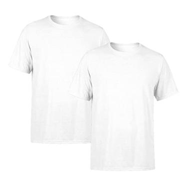 Imagem de Kit 2 Camisetas Masculina SSB Brand Lisa Algodão 30.1 Premium, Tamanho GG