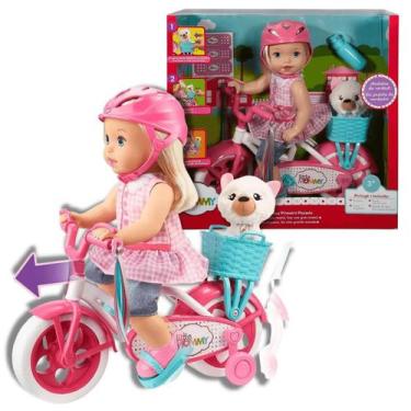 Imagem de Boneca Little Mommy Primeiro Passeio De Bicicleta Mattel