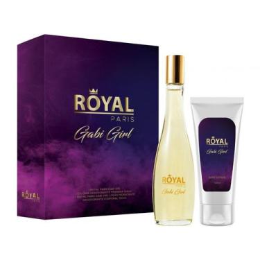 Imagem de Kit Perfume Royal Paris Gabi Girl - Eau De Cologne 100ml Com Hidratant