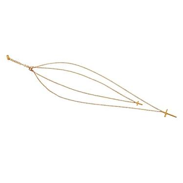 Imagem de Colar de Crucifixo, Colar de Cruz de Aço Titânio Brilhante para fé