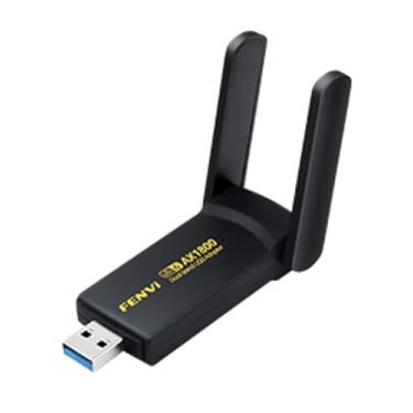 Imagem de Adaptador Usb Wifi 6 Ax1800 Sem Fio Fenvi Rtl8832au 1800mbps Dual Band (5g/2.4ghz)