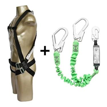 Imagem de Cinto Paraquedista Com Talabarte Y Abs Segurança Altura