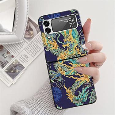 Imagem de Para Samsung Galaxy Z Flip3 Flip4 5 Capa preta rígida para Samsung ZFlip5 Galaxy ZFlip3 para sansung z flip 3 4 5 zflip 3 Capa Fundas, Khey, lhxtlong, ForGalaxyZFlip5 (5G)