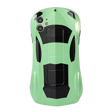 Imagem de Capa de telefone colorida supercarro esportivo fofo para Apple iPhone 14 13 12 11 Pro Max XR 8 7 Plus (verde, para iPhone 14)