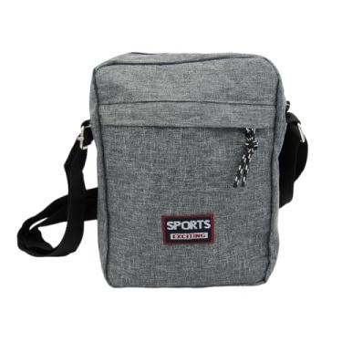 Imagem de Bolsa Tiracolo Transversal Shoulder Bag Sport Unissex (Cinza)