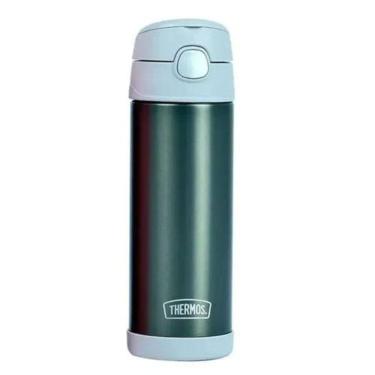 Imagem de Garrafa Térmica Infantil Funtainer 470ml - Cinza - Thermos