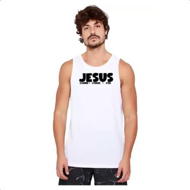 Imagem de Camiseta Regata Jesus Caminho Verdade E A Vida 03 - Alearts