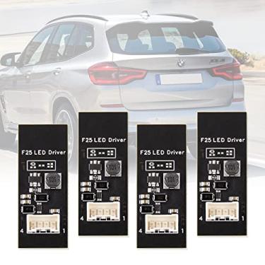Imagem de TRISCO Placa LED traseira X3 F25 - 4 peças, placa de reparo de luz traseira de LED, substituição de chip de LED, compatível com X3 F25 de 2011 a 2015 (substituição valeo b003809.2)