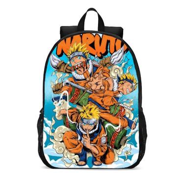 Imagem de Mochila Escolar Infanto Juvenil Anime Ninja Naruto Novidades 0135-Unissex