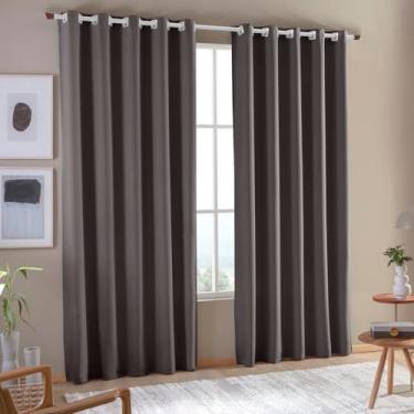 Imagem de Cortina Blackout PVC 2,80 m x 2,30 Corta 100% a luz (Marrom)