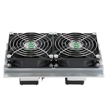 Imagem de Dispositivo de Resfriamento de Refrigeração Semicondutor Refrigerador Termoelétrico 12A 12V DIY Mini Geladeira Superfície de Contato Enorme: o Bloco de Resfriamento Tem Uma Enorme