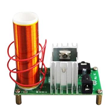 Imagem de dailymall Mini alto-falante de bobina de plasma de bobina Tesla de música com tubo único