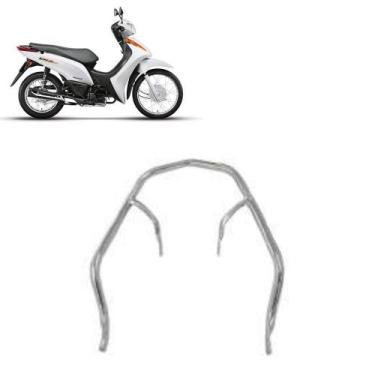 Imagem de Alça Traseira Biz 125 2011 12 13 2014 2015 2016 2017 Cromada - MA Moto